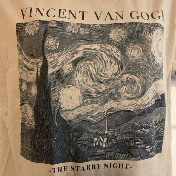 VINCENT VAN GOGH, the starry night, by Mighty fine, teens medium - Picture 2 of 8